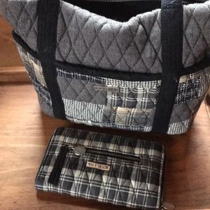 Authentic Bella Taylor purse with matching wallet